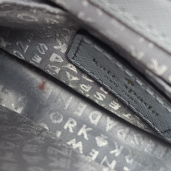 Kate Spade Lauren Way‎ Carsen Saffiano Leather Crossbody Shoulder Bag Gray Small - Picture 10 of 16